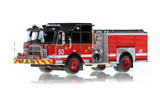 1:50 scale museum grade replica of Chicago Fire Department E-One Engine 50