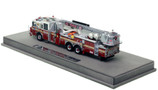 1:50 scale model of FDNY 2013 Seagrave Attacker 95' Tower Ladder 161 - Brooklyn