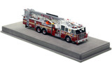 1:50 scale model of FDNY 2013 Seagrave Attacker 95' Tower Ladder 161 - Brooklyn