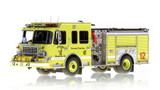 1:50 museum grade scale model of Chicago Fire Department O'Hare International Airport Spartan Engine 12
