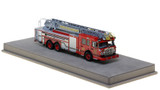 1:50 scale model of Detroit Fire Department Spartan/Smeal Ladder 27