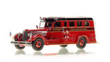 1:50 scale model of Detroit Fire Department 1937 Seagrave Safety Sedan - Memorial Rig