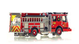 1:50 scale model of Detroit Fire Department Ferrara Engine 50