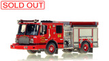 1:50 scale model of Detroit Fire Department Ferrara Engine 50