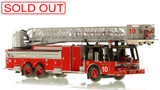 1:50 scale museum grade replica of Chicago Fire Department E-One Hurricane Tower Ladder 10