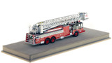 1:50 scale museum grade replica of Chicago Fire Department E-One Hurricane Tower Ladder 14
