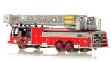1:50 scale museum grade replica of Chicago Fire Department E-One Hurricane Tower Ladder 14