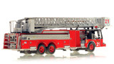 1:50 scale museum grade replica of Chicago Fire Department E-One Hurricane Tower Ladder 21