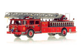 1:50 scale museum grade model of FDNY Ladder 2 - 1972 Seagrave Phone Booth 100' Ladder