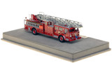 1:50 scale museum grade model of FDNY Ladder 2 - 1972 Seagrave Phone Booth 100' Ladder
