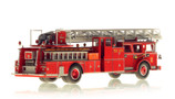 1:50 scale museum grade model of FDNY Ladder 2 - 1972 Seagrave Phone Booth 100' Ladder
