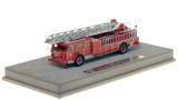 1:50 scale museum grade model of FDNY Ladder 56 - 1974 Seagrave Phone Booth Ladder