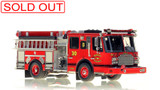 1:50 scale model of Detroit Fire Department Ferrara Engine 30