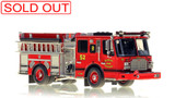 1:50 scale model of Detroit Fire Department Ferrara Engine 52