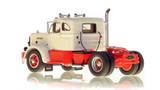 1:50 scale model of a 1954 Autocar DC-100T - White over Red