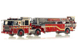 1:50 scale model of FDNY Ladder 40 in Manhattan