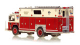 1:50 scale model of FDNY 1982 ALF/Saulsbury Rescue 2 as seen in 1983