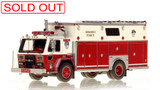 1:50 scale model of FDNY 1982 ALF/Saulsbury Rescue 2 as seen in 1983
