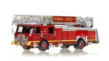 1:50 scale model of Newark Fire Department E-One Ladder 11