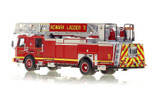 1:50 scale model of Newark Fire Department E-One Ladder 11
