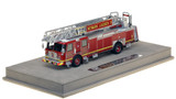 1:50 scale model of Newark Fire Department E-One Ladder 11