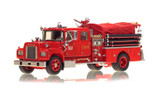 1:50 scale model of FDNY 1969 Mack® R Pumper - Squad 1