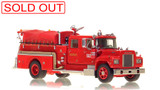 1:50 scale model of FDNY 1969 Mack® R Pumper - Squad 1