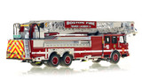 1:50 scale model of Boston Fire Department E-One Tower Ladder 10