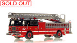 1:50 scale model of Chicago Fire Department Truck 32