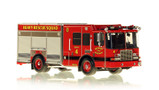 1:50 scale model of Detroit Fire Department HME Heavy Rescue Squad 4