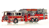 1:50 scale model of Washington D.C. Fire & EMS Tower Ladder 3