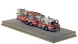 1:50 scale model of Washington D.C. Fire & EMS Tower Ladder 3