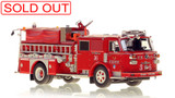 1:50 scale model of FDNY 1980 American LaFrance Engine 36 in Manhattan
