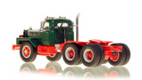 1:50 scale model of Mack® B-81 Tandem Axle Tractor - Green over Red