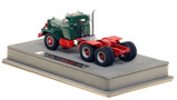 1:50 scale model of Mack® B-81 Tandem Axle Tractor - Green over Red