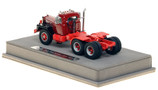 1:50 scale model of Mack® B-81 Tandem Axle Tractor - Burgundy over Red