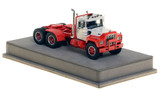 1:50 scale model of Mack® R Tandem Axle Tractor - White over Red