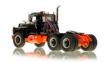 1:50 scale model of Mack® R Tandem Axle Tractor - Black over Orange
