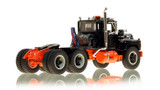 1:50 scale model of Mack® R Tandem Axle Tractor - Black over Orange