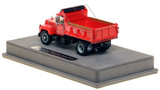 1:50 scale model of Mack® R Single Axle Dump Truck - Red over Black