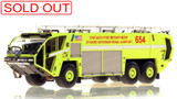 1:50 scale model of Chicago O'Hare Oshkosh 6x6 Striker 3000 - ARFF 654