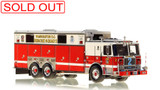 1:50 scale model of D.C. Fire & EMS 2008 Seagrave Rescue Squad 2 - Petworth