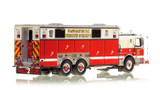 1:50 scale model of D.C. Fire & EMS 2008 Seagrave Rescue Squad 2 - Petworth
