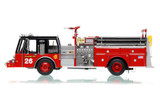1:50 scale museum grade replica of Chicago Fire Department E-One Hurricane Engine 26