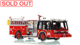 1:50 scale museum grade replica of Chicago Fire Department E-One Hurricane Engine 26