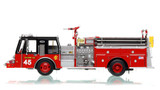 1:50 scale museum grade replica of Chicago Fire Department E-One Hurricane Engine 45