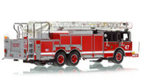 1:50 scale model of Chicago Fire Department 2000 Pierce Dash 100' Aerial - Truck 47