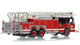 1:50 scale model of Chicago Fire Department 2000 Pierce Dash 100' Aerial - Truck 52