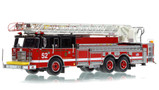 1:50 scale model of Chicago Fire Department 2000 Pierce Dash 100' Aerial - Truck 52