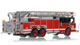 1:50 scale model of Chicago Fire Department 2002 Pierce Dash 100' Aerial - Truck 26